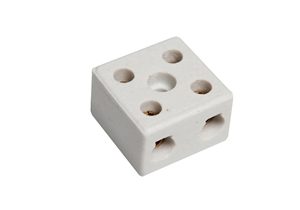 1289 CONECTOR DE PORCELANA 2 POLOS 10mm INTERNEED  30A