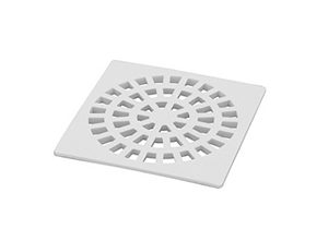 1358 GRELHA QUADRADA ASTRA BRANCA 150mm GR5