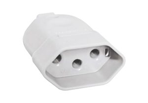 1486 PINO FEMEA MEC-TRONIC BRANCO 2P+T 20A 39175