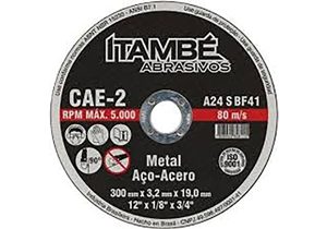 171 DISCO DE CORTE P/ FERRO ITAMBE 12x3/4"  2T