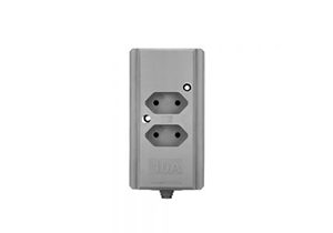1861 TOMADA EM BARRA INTERNEED (A) 2P+T 20A DUPLA CINZA