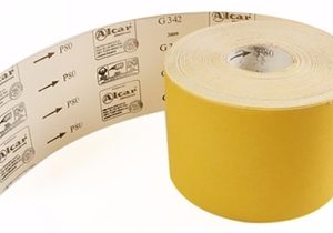 2376 LIXA PAPEL AMARELA 12cmx45m  060 ROLO ALCAR