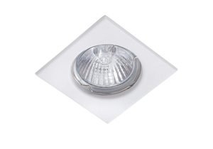 5821 SPOT BRONZEARTE QUAD. FIXO C/LAMP.DICR.50W BCO 127V 218