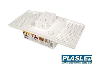 6500 CAIXA DE EMBUTIR PAINEL LED PLASLED 12W