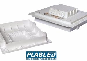 6571 CAIXA DE EMBUTIR PAINEL LED PLASLED 24W