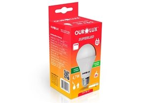 7019 LAMPADA LED OUROLUX  4,7W BIVOLT 6500K