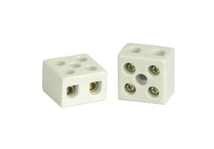 7169 CONECTOR DE PORCELANA G20 2 POLOS 16mm