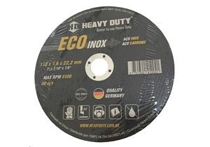 7442 DISCO DE CORTE P/ FERRO HEAVY DUTY ECOINOX 7'' x1/16x 7/8