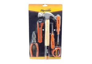 7498 KIT FERRAMENTAS TRABALHO DOMESTICOS 6 PÇS SPARTA