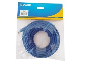 7566 CABO REDE LAN INTERNET PATCH CORD AZUL 5m