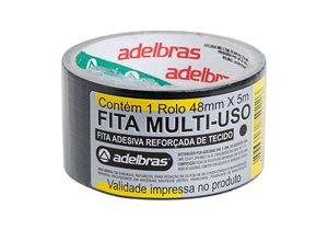 7654 FITA SILVER TAPE ADELBRAS 48X05m PRETA