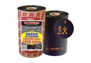 7773 LONA PRETA MAXILONA 6X100 30KG GRATIS 10m