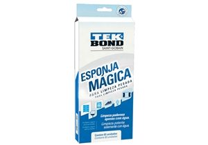 8607 ESPONJA MAGICA TEKBOND LIMPEZA PESADA C/ 03 UNIDADES