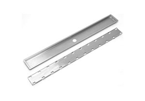 8748 RALO LINEAR INOX CLEAN 100x8 C/TAMPA INVISIVEL SELMETAL