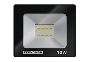 8776 REFLETOR LED  BIV.  10W PRETO ECONOMAX 6500K