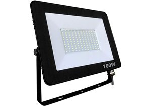 8777 REFLETOR LED  BIV. 100W PRETO ECONOMAX 6500K