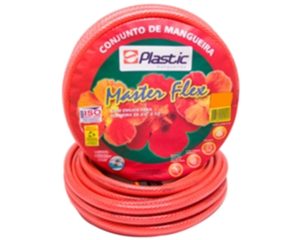 8878 MANGUEIRA JARDIM MASTER FLEX TRANC LARANJA 10m PLASTIC