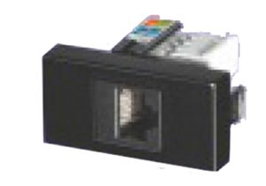 8923 MODULO MEC-TRONIC PETRA REDE RJ45 PRETO 41407