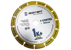 9448 DISCO DE CORTE P/ FERRO DIAMANTADO HEAVY DUTY  4.1/2 1K+