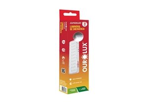 9640 LUMINARIA EMERGENCIA 30 LEDS 2W OUROLUX 1986