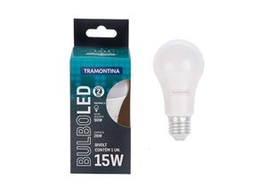 9757 LAMPADA LED TRAMONTINA BULBO 15W E27 BIVOLTS 6500K