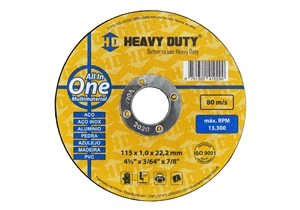 9849 DISCO DE CORTE ALL-IN-ONE 115X1,0X22,2 HEAVY DUTY 122936