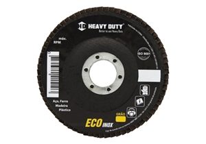 9860 DISCO FLAP ECOINOX FIBRA CONICO 7 '' HEAVY DUTY A120