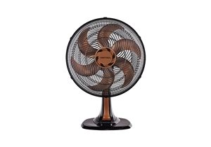 10111 VENTILADOR MESA TURBO 6P 40CM BRONZE 127V PREMIUM 80W 8002