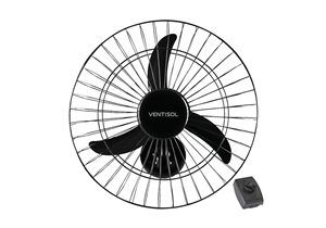 10114 VENTILADOR PAREDE 50 CM NEW PRETO 127V 130W 14063